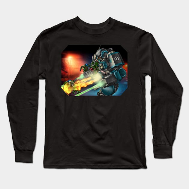 A Twist of the Knife titlecard Long Sleeve T-Shirt by Oswald's Oddities